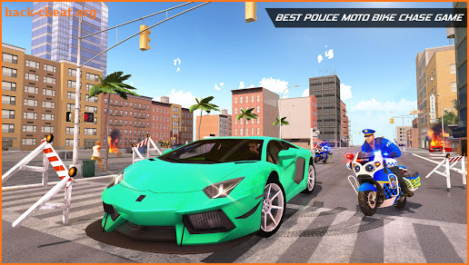 Police Moto Bike City Bank Robbery Gangster Chase screenshot