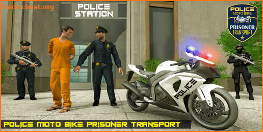Police Moto Bike Prisoner Transport 3D screenshot