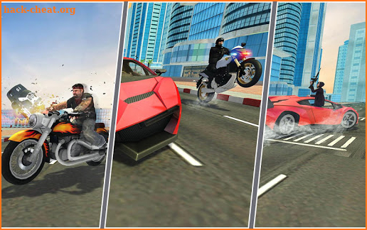 Police Moto Cop Chase Gangster - Shoot on Sight screenshot