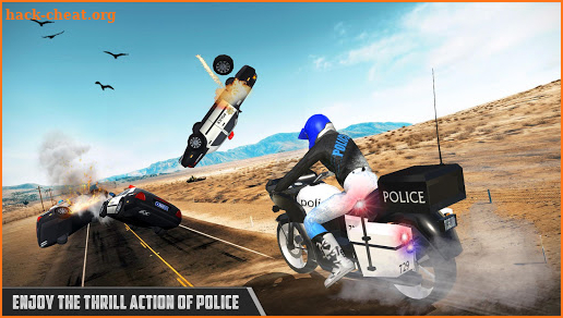 Police MotorBike Chase: 3D City Simulator screenshot