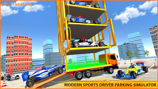 Police Multi Level Formula Car Parking Simulator screenshot