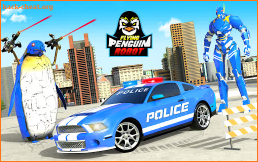Police Penguin Robot Car Transform Robot Games screenshot