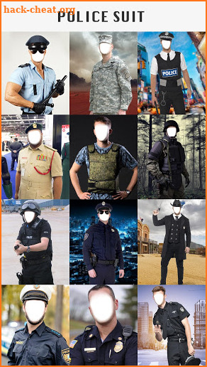 Police Photo Editor: Men & Women Police Suit Dress screenshot