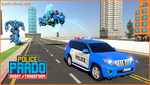 Police Prado Car Robot Transform Games: Car Games screenshot