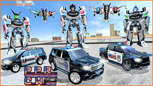 Police Prado Robot Car Transformation War screenshot