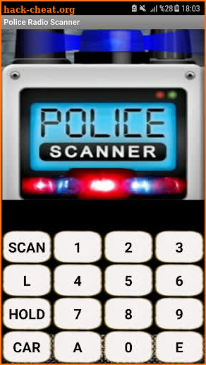 police radio screenshot
