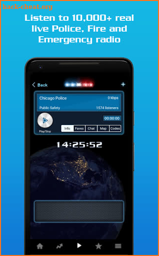 Police Radio Scanner - Hot Pursuit Police Scanner screenshot