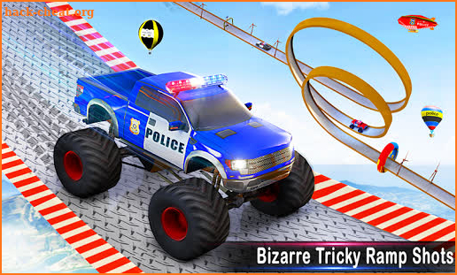 Police Ramp Car Stunts GT Racing Car Stunts Game screenshot