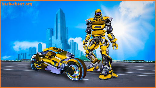 Police Rescue Bike Transform Robot Game 2020 screenshot