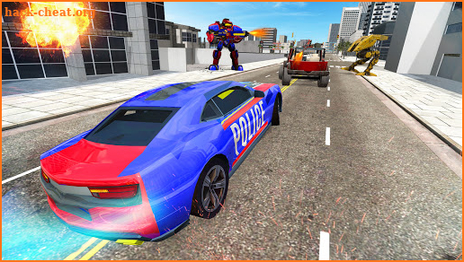 Police Robot Car Hero: Transform Robot Games screenshot