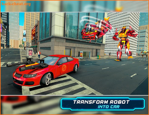 Police Robot Car Rampage: New robot shooting Games screenshot