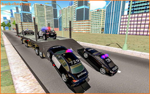 Police Robot Transport Car Truck screenshot