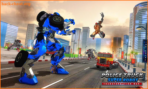 Police Robot Truck : Real Robot Transforming Game screenshot