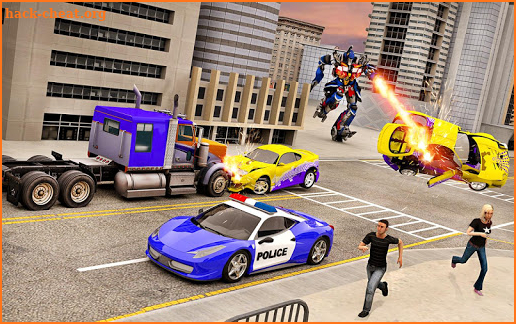 Police Robot Truck Simulation: Shooting Games screenshot