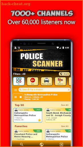 Police Scanner Radio FM World screenshot