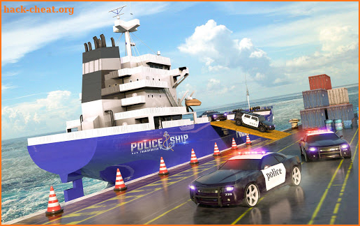 Police Ship Transporter Car Cargo screenshot