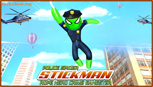 Police Spider Stickman Rope Hero Crime Gangster screenshot