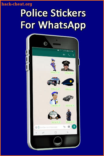 Police Stickers WAStickerApps screenshot