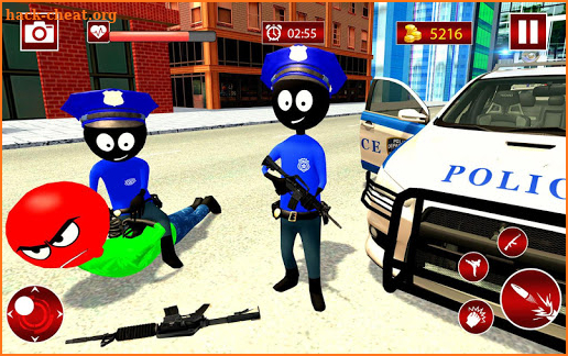 Police Stickman Gangstar Crime screenshot