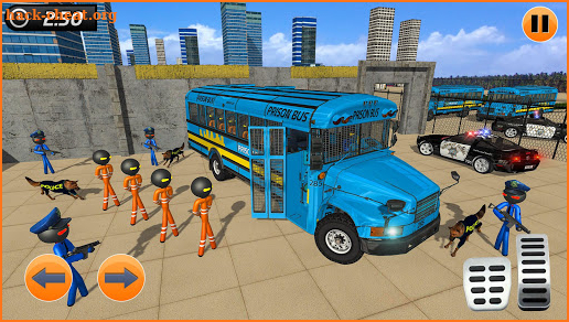 Police Stickman Prisoner Transport Simulator screenshot