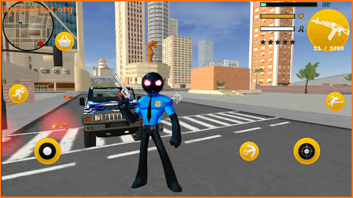 Police Stickman Rope Hero Strange Crime screenshot