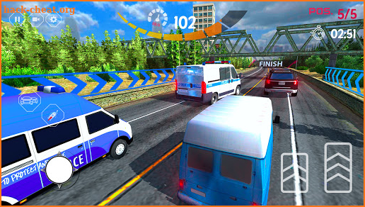 Police Van Racing Game 3D - New Games 2021 screenshot