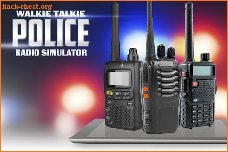 Police walkie-talkie radio sim screenshot