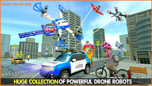 Police War Drone Robot Game screenshot