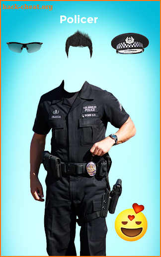 Policer - Men Women Police photo suit Editor Set screenshot