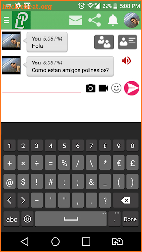 Polinesios fans screenshot