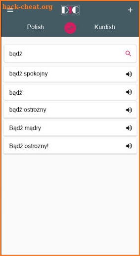Polish - Kurdish Dictionary (Dic1) screenshot