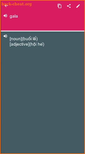 Polish - Vietnamese Dictionary (Dic1) screenshot
