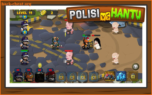 Polisi vs Hantu Pocong, Genderuwo, Tuyul - Defense screenshot