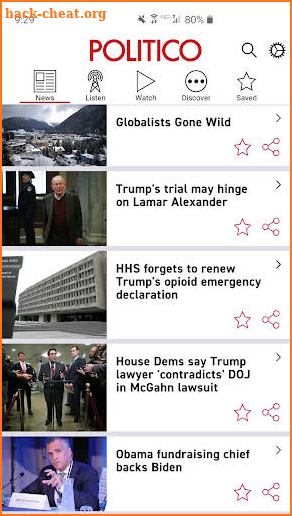 POLITICO screenshot