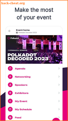 Polkadot Events screenshot