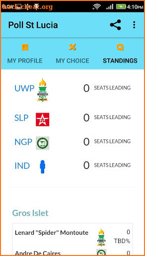 Poll St Lucia screenshot