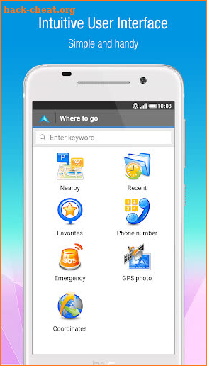 Polnav mobile Navigation screenshot