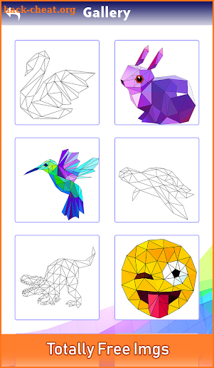 Poly Art : Dot to Dot Draw, Coloring Book Pages screenshot