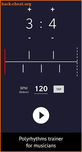 Polyrhythm - Poly Metronome / Rhythm Trainer screenshot