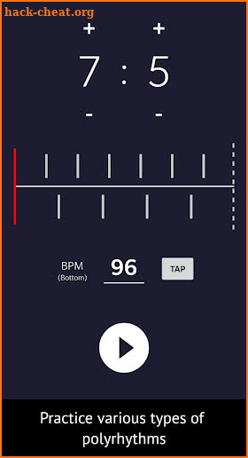 Polyrhythm - Poly Metronome / Rhythm Trainer screenshot