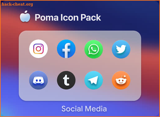 Poma Big Sur Round Icon Pack screenshot