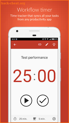 PomoDone App – Timer for your Task List and ToDo screenshot