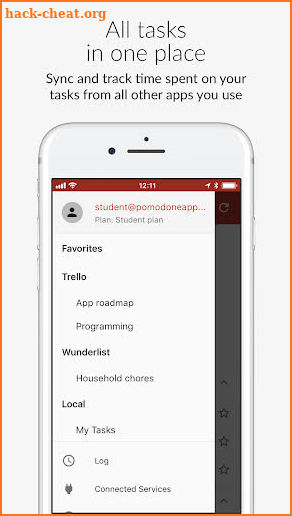 PomoDone App – Timer for your Task List and ToDo screenshot