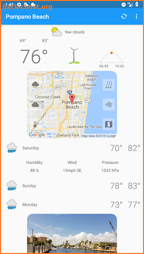 Pompano Beach, FL - weather and more screenshot