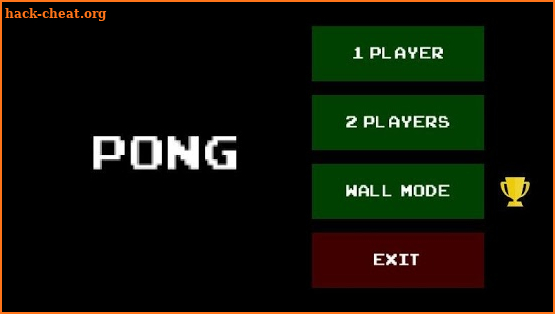 Pong screenshot
