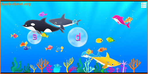 Pong Pong Aquarium: Kids' English Learning Game screenshot