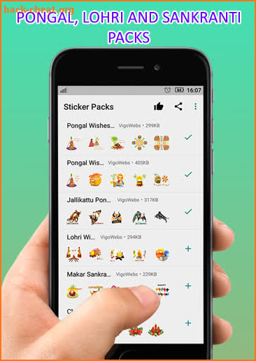 Pongal WhatsApp Stickers screenshot