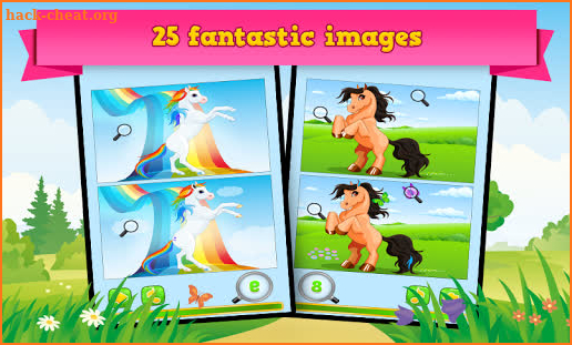 Pony & Unicorn - Find the Difference Game * screenshot