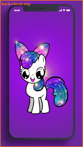 Pony color by number screenshot