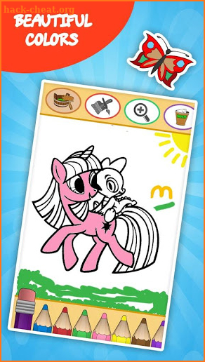 Pony Coloring Little Game screenshot